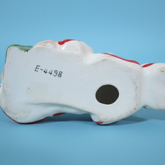 Rare Vintage INARCO Christmas Figurine E-4498 Sleeping Boy Candy Cane PJ Japan - Picture 9 of 11